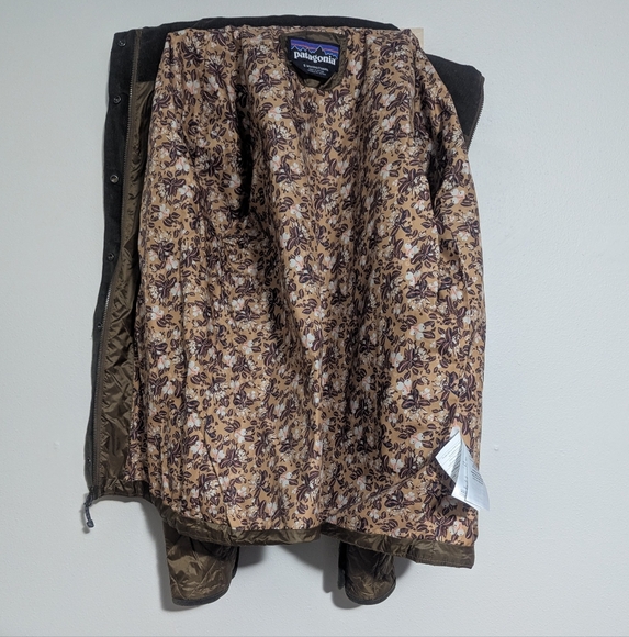 Patagonia Back Pasture Barn Field Quilted Zip Snap Floral Jacket Small - Picture 6 of 14